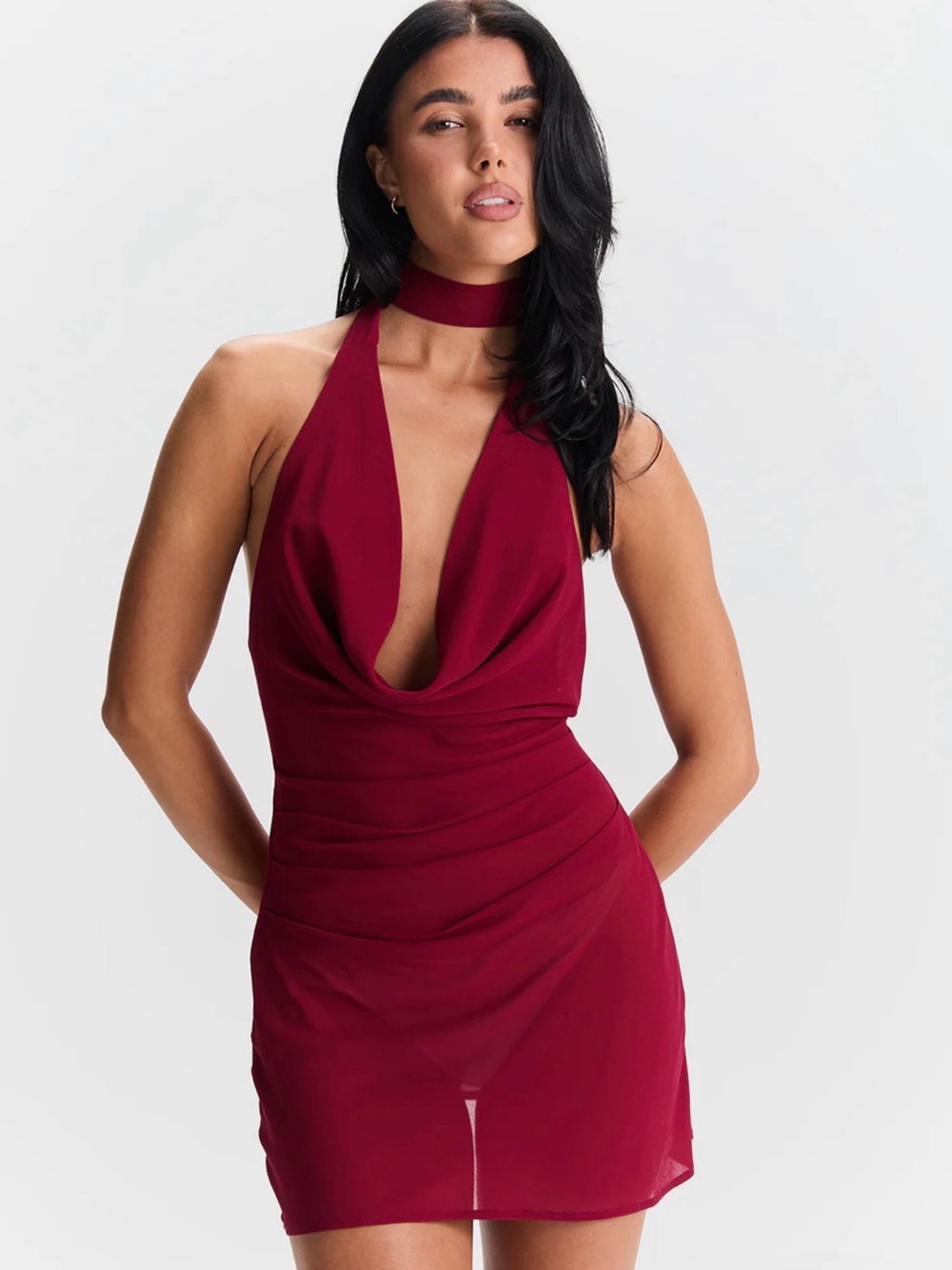 Sasha Therese Maisie Red mini dress